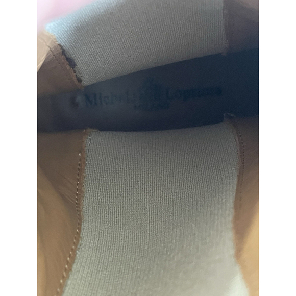 Michele Lopriore Women’s Euro 37 US 6.5 Light Tan Suede Lug Sole Combat Boot - Picture 11 of 12